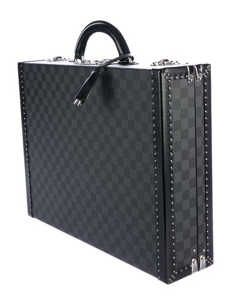 louis vuitton president briefcase black|Louis Vuitton briefcase women's.